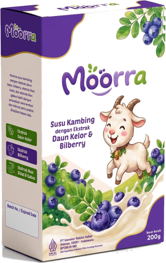 Kemasan box Moorra 200g